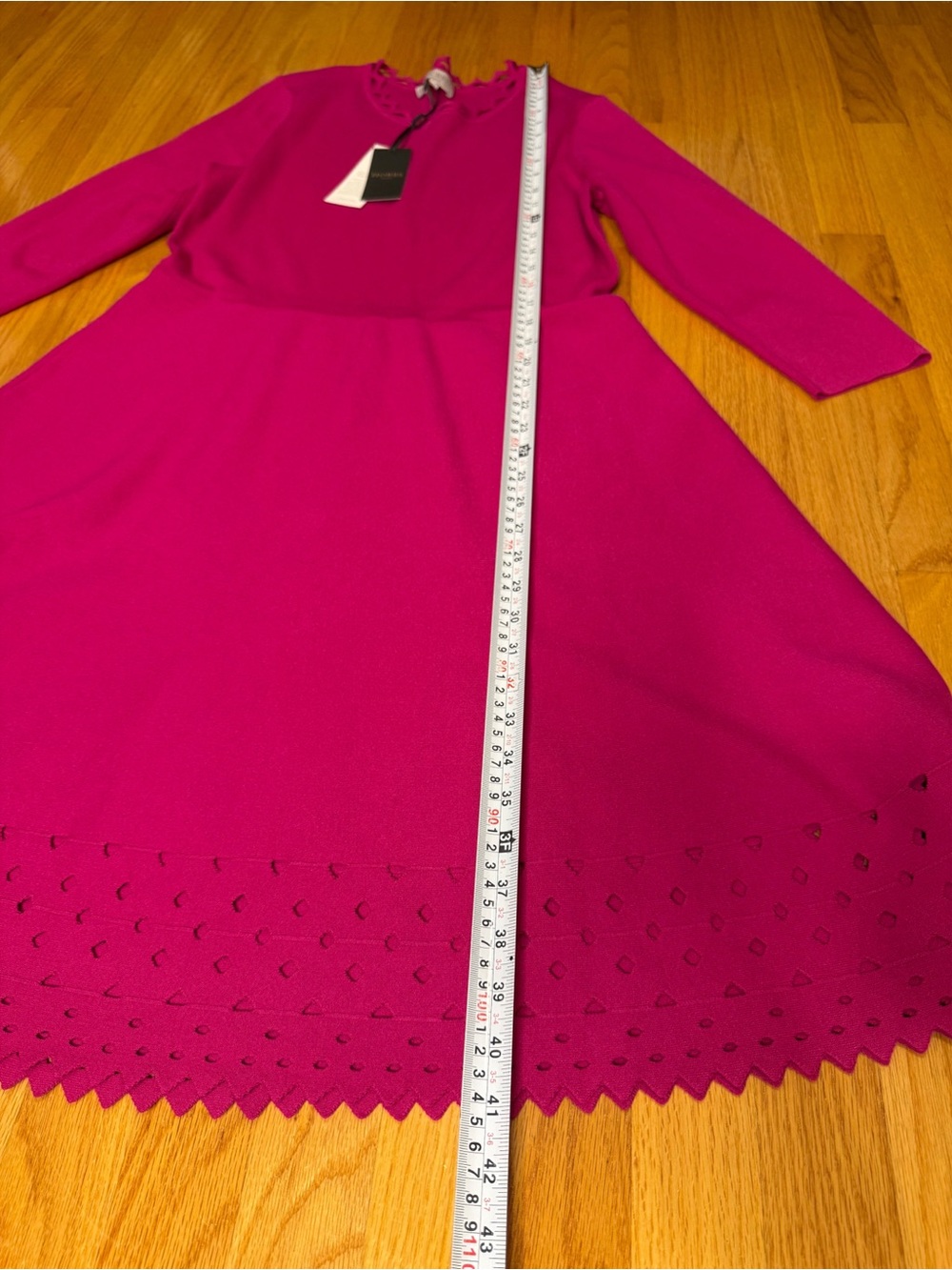 Hobbs London Myra Knitted Dress Orchid Pink NWT - Picture 6 of 10